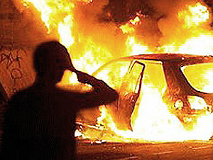 На Львовщине водитель сгорел в своих «Жигулях»