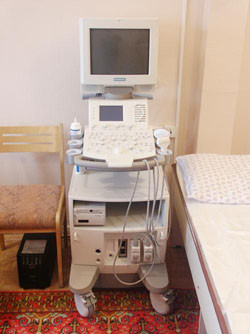 В детской больнице работает современный УЗИ-аппарат 